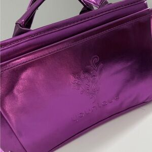 Younique Metallic Purple Cosmetic Bag